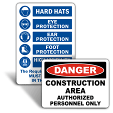 Construction Safety Signs