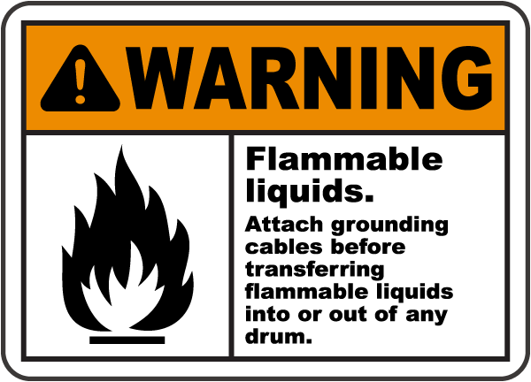 Attach Grounding Cables Sign