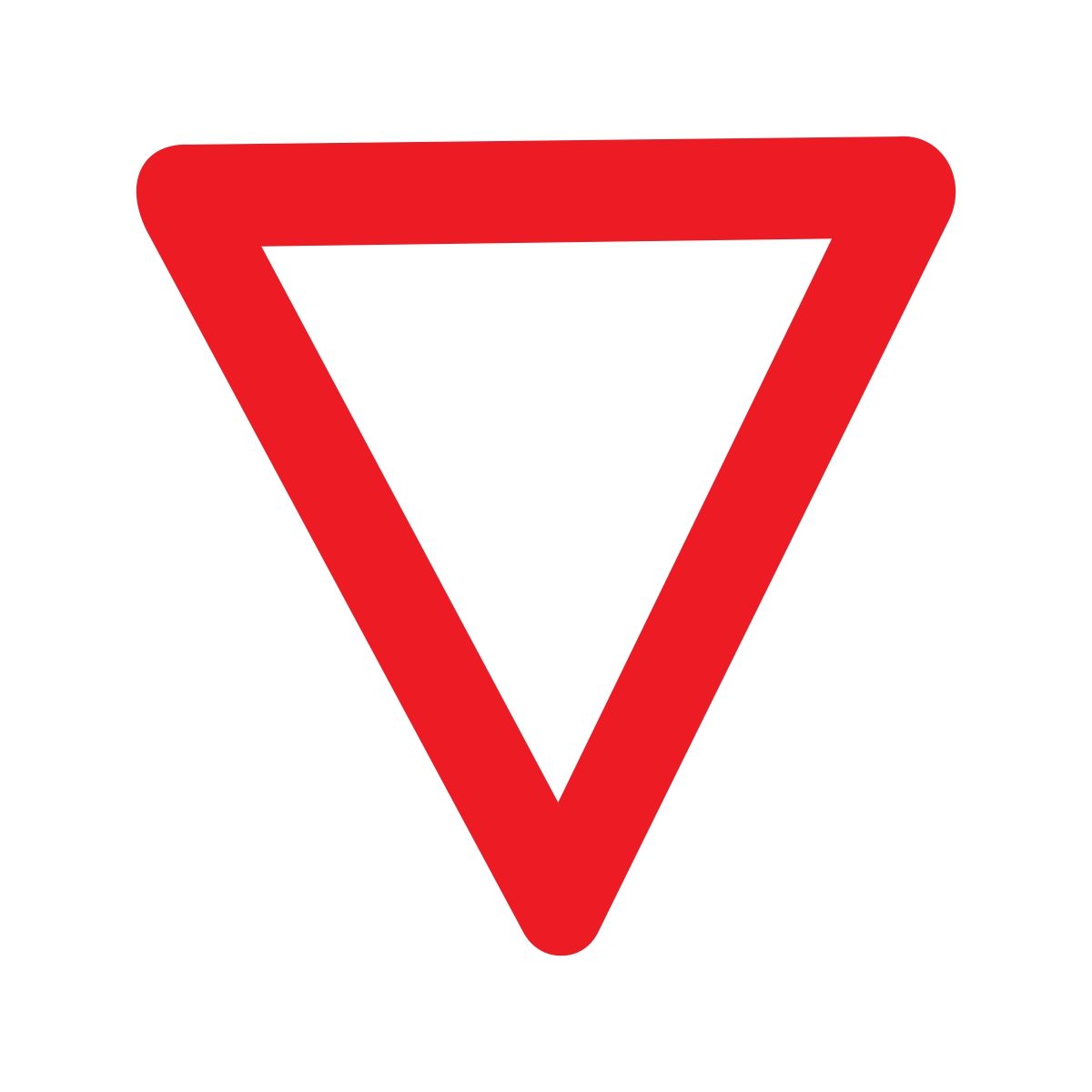 GIVE WAY Mandatory Road Signs